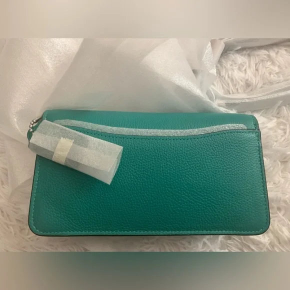 Coach Tabby Leather Clutch with Chain Strap Small - Picture 2 of 7